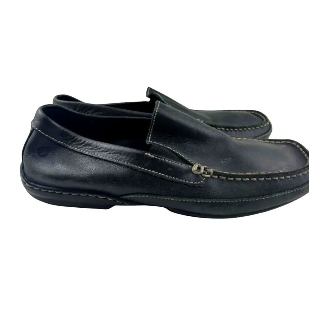 Rockport Men's Slip-on Black Leather Driving Loafers 9M